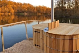 180 Bain Nordique en bois Cabanes des Grands Chênes