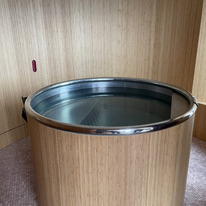 Bain nordique en acier inoxydable, Bains nordique en acier inoxydable, Bain en inox, Bain nordique en inox