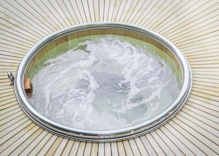 hot tub massage therapy, hot tub stainless steel massage therapy
