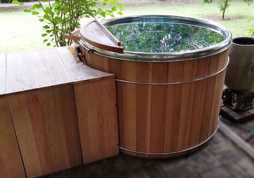 Bain nordique en acier inoxydable, Bains nordique en acier inoxydable, Bain en inox, Bain nordique en inox