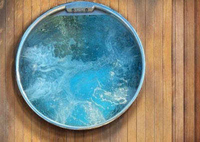 stainless steel hot tub with professional filtration