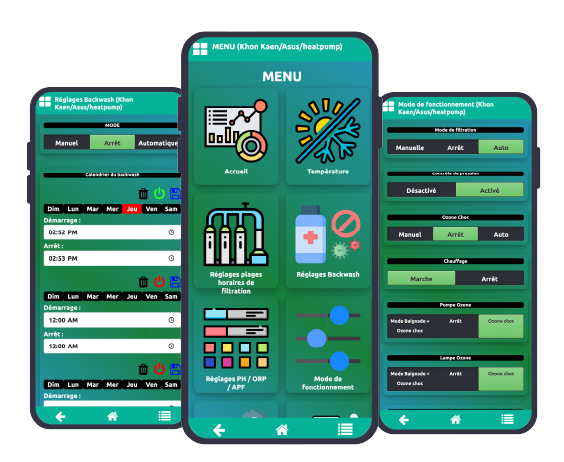 App ubo nature Bain nordique, établissements recevant du public, traitement de l’eau, Bain nordique et jacuzzi, filtration