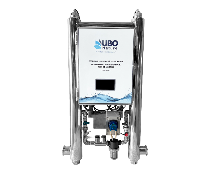 OXI Control skid filtration spa, skid filtration bain nordique, skid bain nordique traitement bactériologique, traitement jacuzzi sur skid