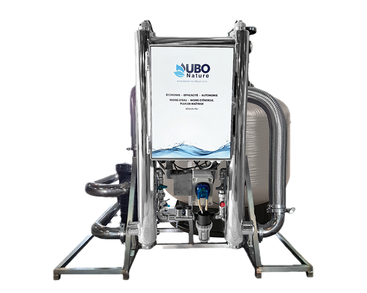 OXI POOL PLC skid filtration spa, skid filtration bain nordique, skid bain nordique traitement bactériologique, traitement jacuzzi sur skid