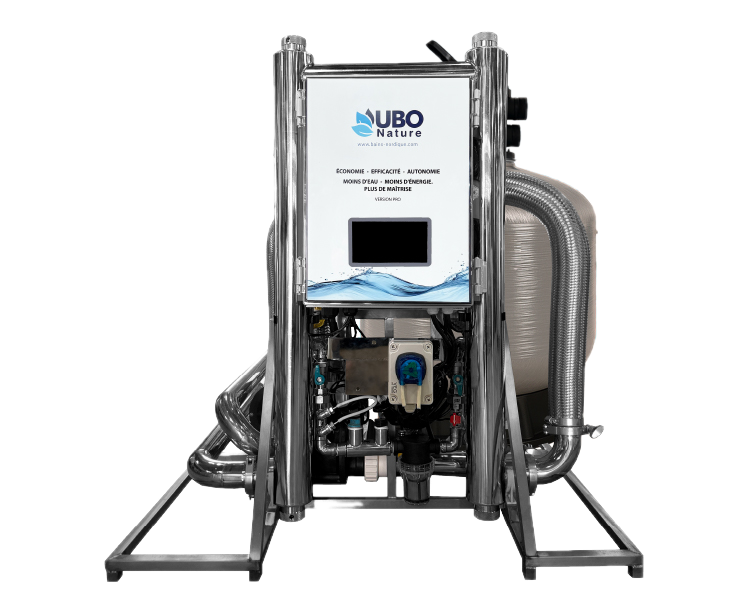 OXI Plus Control skid filtration spa, skid filtration bain nordique, skid bain nordique traitement bactériologique, traitement jacuzzi sur skid