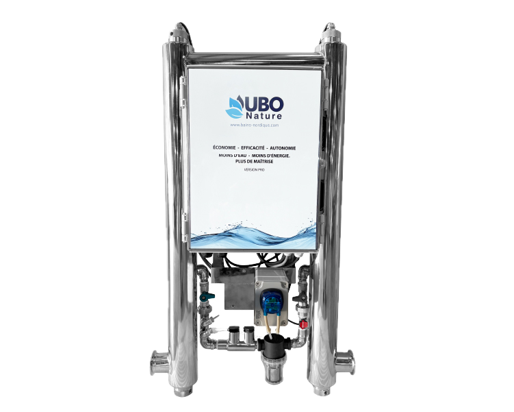 OXI PLC skid filtration spa, skid filtration bain nordique, skid bain nordique traitement bactériologique, traitement jacuzzi sur skid