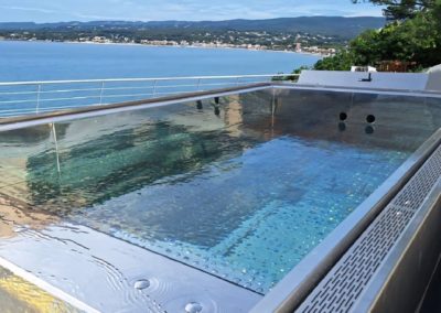 high-end stainless steel pool for hotel